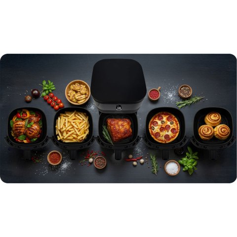 Frytkownica beztłuszczowa Air fryer Berdsen BD-661 czarna Frytkownica beztłuszczowa Air fryer Berdsen BD-661 czarna