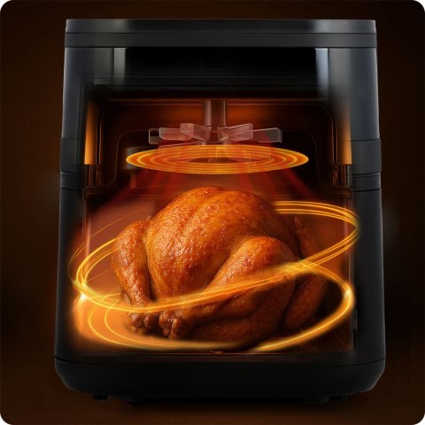 Frytkownica beztłuszczowa Air fryer Berdsen BD-661 czarna Frytkownica beztłuszczowa Air fryer Berdsen BD-661 czarna