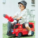 Jeździk 2w1 straż pożarna autka parking dźwig dźwięk pistolet na wodę ZH921