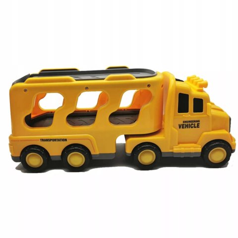 Zestaw laweta transportowa autka budowlane koparka dźwięk światło SX700-10 Zestaw laweta transportowa autka budowlane koparka dźwięk światło SX700-10