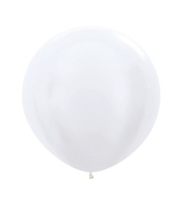 Balony lateksowe Sempertex, Pearl White, 60cm, 10 szt.