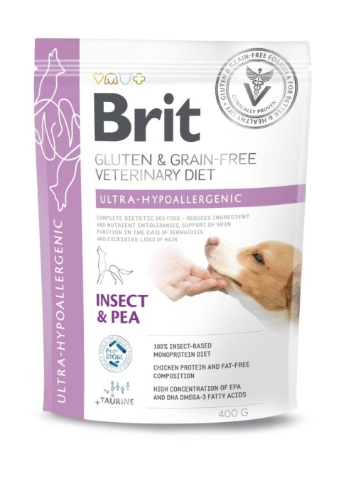 Brit GF Veterinary Diets Dog Ultra-Hypoallergenic Insect 400g Brit GF Veterinary Diets Dog Ultra-Hypoallergenic Insect 400g