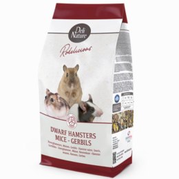 Delili Nature Rodelicious Dwarf Hamsters, Mice & Gerbils - mieszanka dla chomików, myszy i myszoskoczków 750g