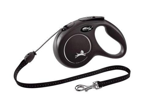 Flexi Smycz New Classic M Linka 5m Do 20kg Czarna