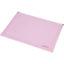 Koperta z suwakiem A4 różowa przestrzenna C4611 0410-0038-13 Panta Plast