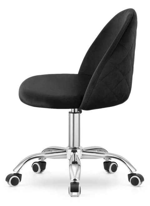Krzesło obrotowe GLORIA OFFICE BLACK VELVET Krzesło obrotowe GLORIA OFFICE BLACK VELVET