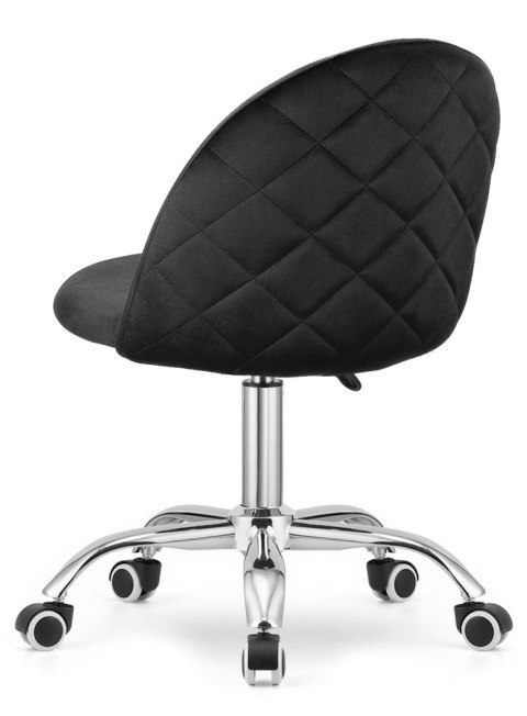 Krzesło obrotowe GLORIA OFFICE BLACK VELVET Krzesło obrotowe GLORIA OFFICE BLACK VELVET