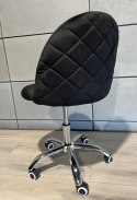 Krzesło obrotowe GLORIA OFFICE BLACK VELVET