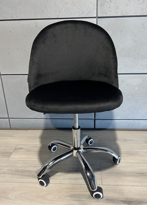 Krzesło obrotowe GLORIA OFFICE BLACK VELVET Krzesło obrotowe GLORIA OFFICE BLACK VELVET