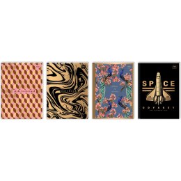 Brulion A5 96k kratka METALLIC 1629 INTERDRUK