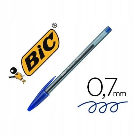Długopis CRISTAL EXACT niebieski 0,7mm BIC Długopis CRISTAL EXACT niebieski 0,7mm BIC