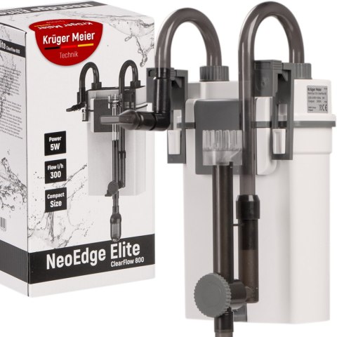 Kruger Meier NeoEdge Elite 800 - filtr zewnętrzny do akwarium 80l Kruger Meier NeoEdge Elite 800 - filtr zewnętrzny do akwarium 80l