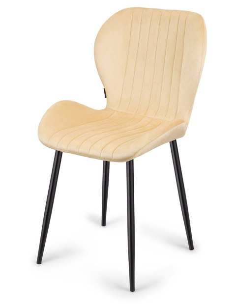 Krzesło tapicerowane MONTI VELVET BEIGE Krzesło tapicerowane MONTI VELVET BEIGE
