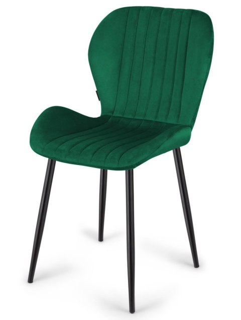 Krzesło tapicerowane MONTI VELVET GREEN Krzesło tapicerowane MONTI VELVET GREEN