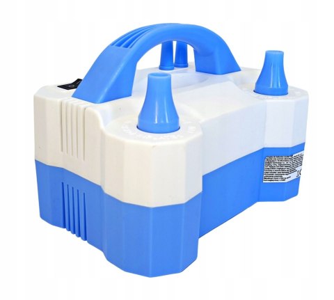 POMPKA ELEKRYCZNA AUTOMATYCZNA DO BALONÓW 2 WYJŚCIA SZYBKA WYDAJNA MOCNA