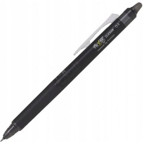 Pióro kulkowe Pilot clicker Frixion 0,5mm czarne BLRT-FR5-B Pióro kulkowe Pilot clicker Frixion 0,5mm czarne BLRT-FR5-B
