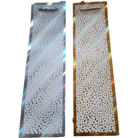 Torebka prezentowa 11x38x11cm TBG-23072-HS-BB ROZETTE Torebka prezentowa 11x38x11cm TBG-23072-HS-BB ROZETTE