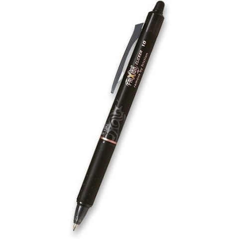 Wymazywalne pióro kulkowe FRIXION CLICKER 1.0 czarny BLRT-FR10-B PILOT Wymazywalne pióro kulkowe FRIXION CLICKER 1.0 czarny BLRT-FR10-B PILOT