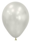 Balony lateksowe Sempertex Silk Oyster White, 30 cm, 50szt.