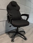 Fotel obrotowy do biurka SPIDER BLACK FABRIC SPC