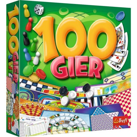 Gra planszowa 100 Gier Trefl 02117 Gra planszowa 100 Gier Trefl 02117
