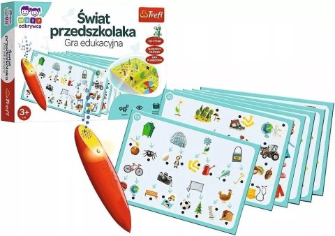 Gra planszowa edukacyjna Świat Przedszkolaka magiczny ołówek Trefl 02112 Gra planszowa edukacyjna Świat Przedszkolaka magiczny ołówek Trefl 02112