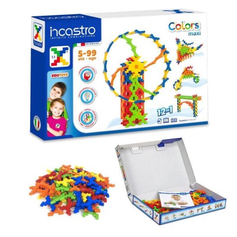 Incastro Colors Maxi 100 el. - Klocki konstrukcyjne Incastro Colors Maxi 100 el. - Klocki konstrukcyjne