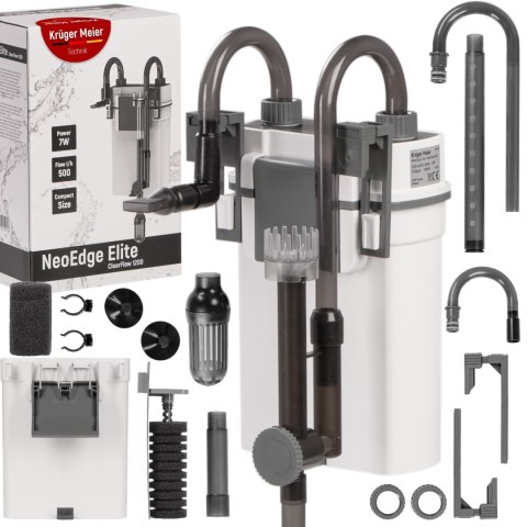 Kruger Meier NeoEdge Elite 1200 - filtr zewnętrzny do akwarium 120l Kruger Meier NeoEdge Elite 1200 - filtr zewnętrzny do akwarium 120l