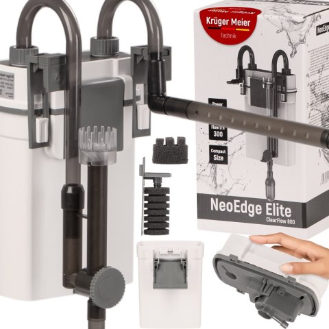 Kruger Meier NeoEdge Elite 800 - filtr zewnętrzny do akwarium 80l Kruger Meier NeoEdge Elite 800 - filtr zewnętrzny do akwarium 80l