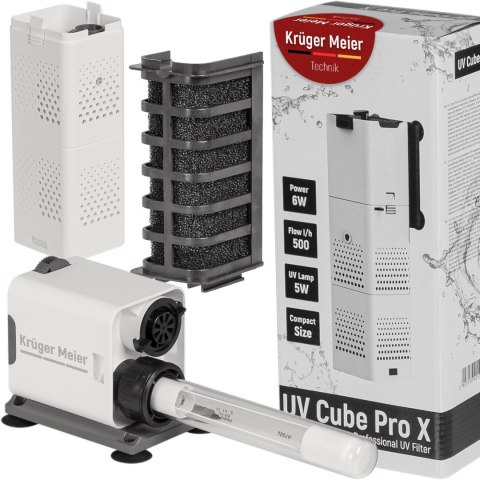 Kruger Meier UV Cube Pro X - filtr UV wewnętrzny Kruger Meier UV Cube Pro X - filtr UV wewnętrzny