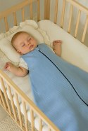 Muślinowy śpiworek dla dzieci zaokrąglony BABY 6-12 mcy TOG 1.0 - blue