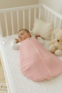 Muślinowy śpiworek dla dzieci zaokrąglony BABY 6-12 mcy TOG 1.0 - pastel pink