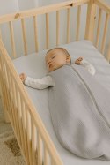Muślinowy śpiworek dla dzieci zaokrąglony NEWBORN 0-6 mcy TOG 1.0 - szary