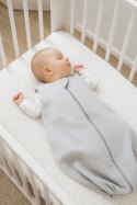 Muślinowy śpiworek dla dzieci zaokrąglony NEWBORN 0-6 mcy TOG 1.0 - szary