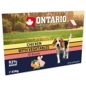 ONTARIO alu tacka kurczak z warzywami konserwa dla psa 320g (214-2432)