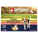 ONTARIO alu tacka kurczak z warzywami konserwa dla psa 320g (214-2432)