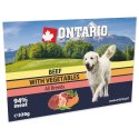 ONTARIO alu tacka wołowina z warzywami konserwa dla psa 320g (214-2452)