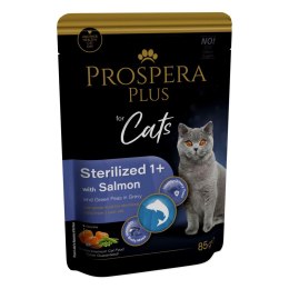 PROSPERA Plus Saszetka sterylizowany 1+, łosoś, groszek 85g (1513-10106)