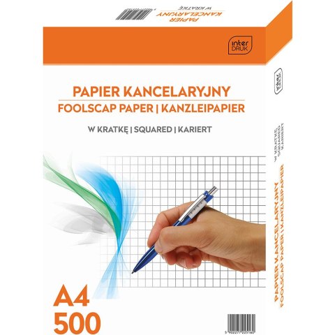 Papier kancelar.A4 kratka(500) INTERDRUK Papier kancelar.A4 kratka(500) INTERDRUK