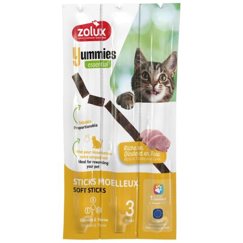ZOLUX Miękkie przysmaki treningowe dla kota pałeczki YUMMIES indyk wątróbka (582191) ZOLUX Miękkie przysmaki treningowe dla kota pałeczki YUMMIES indyk wątróbka (582191)