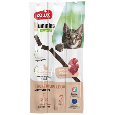 ZOLUX Miękkie przysmaki treningowe dla kota pałeczki YUMMIES jagnięcina ryż (582192) ZOLUX Miękkie przysmaki treningowe dla kota pałeczki YUMMIES jagnięcina ryż (582192)