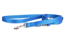 DogStuffs Smycz Regulowana - Niebieska 20mm/220cm