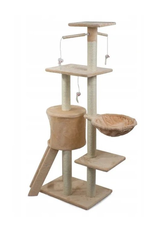 Drapak dla kota - drzewko 138cm szary