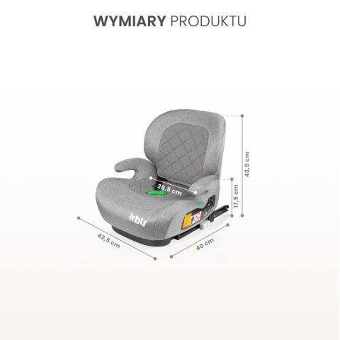 FOTELIK IRBIS I-SIZE BLACK (125-150) FOTELIK IRBIS I-SIZE BLACK (125-150)