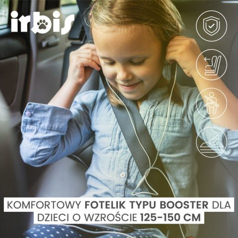 FOTELIK IRBIS I-SIZE GRAPHITE (125-150) FOTELIK IRBIS I-SIZE GRAPHITE (125-150)