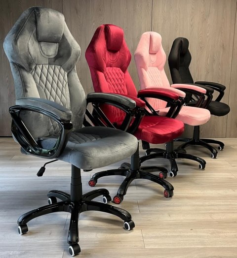 Fotel obrotowy do biurka SPIDER GREY ALCANTARA Fotel obrotowy do biurka SPIDER GREY ALCANTARA
