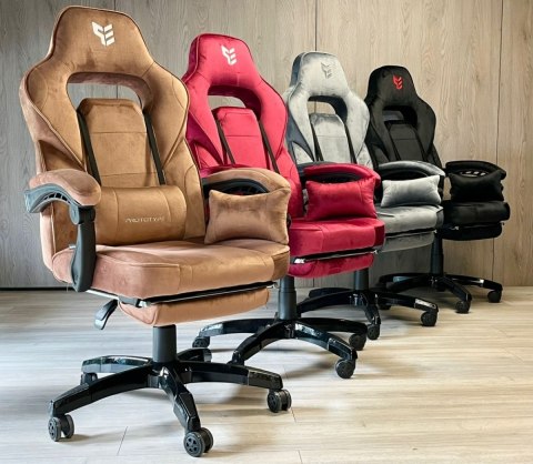 Fotel obrotowy do biurka TITAN BROWN ALCANTARA PRO Fotel obrotowy do biurka TITAN BROWN ALCANTARA PRO