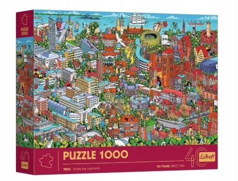 Jubileuszowe puzzle Trefla 1000 elementów trójmiasto Trefl 10924 Jubileuszowe puzzle Trefla 1000 elementów trójmiasto Trefl 10924