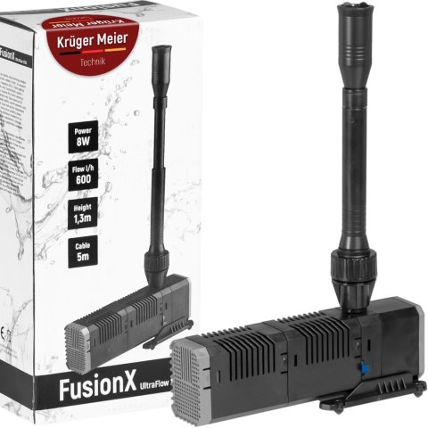 Kruger Meier FusionX 1200 - zestaw fontannowy z filtrem do oczka wodnego Kruger Meier FusionX 1200 - zestaw fontannowy z filtrem do oczka wodnego