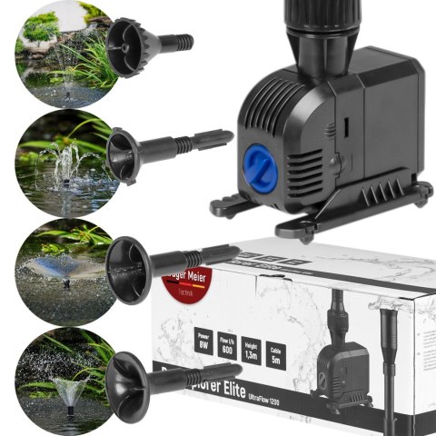 Kruger Meier PondXplorer Elite 1200 - fontanna z filtrem i pompą do oczka wodnego Kruger Meier PondXplorer Elite 1200 - fontanna z filtrem i pompą do oczka wodnego